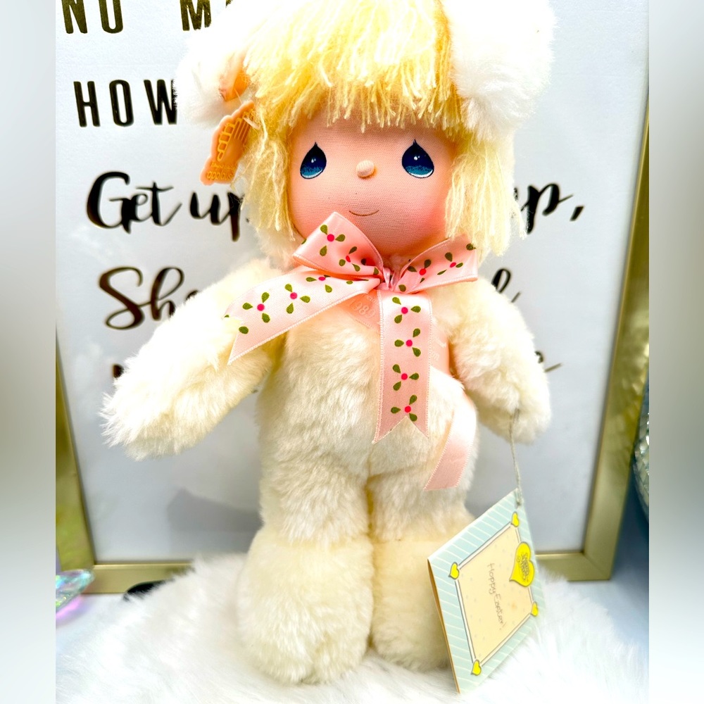 Vintage 1988 Precious Moments Applause Honey Bunny Rabbit Easter Doll Plush